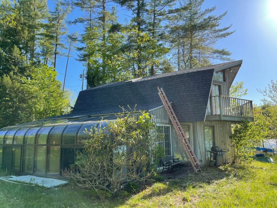Roof Replacement - Landmark Architectural Pewterwood-Litchfield Maine